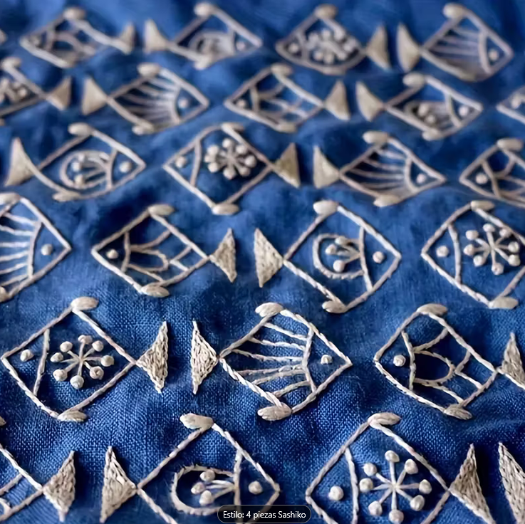 Plantillas de bordado Sashiko - Imagen 4