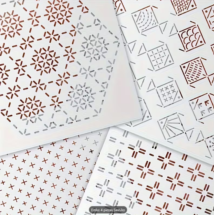 Plantillas de bordado Sashiko - Imagen 5