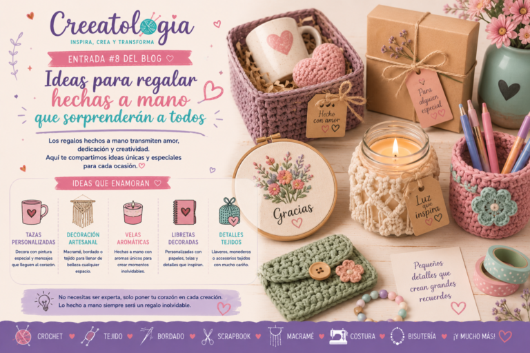 Ideas para regalar hechas a mano que sorprenderán a todos