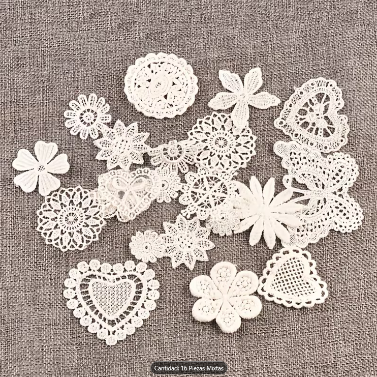 Calcomanías de encaje floral - Imagen 2
