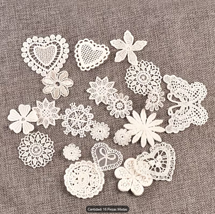 Calcomanías de encaje floral - Imagen 3