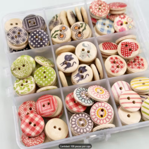 Botones creativos multifuncionales para cajas de regalo
