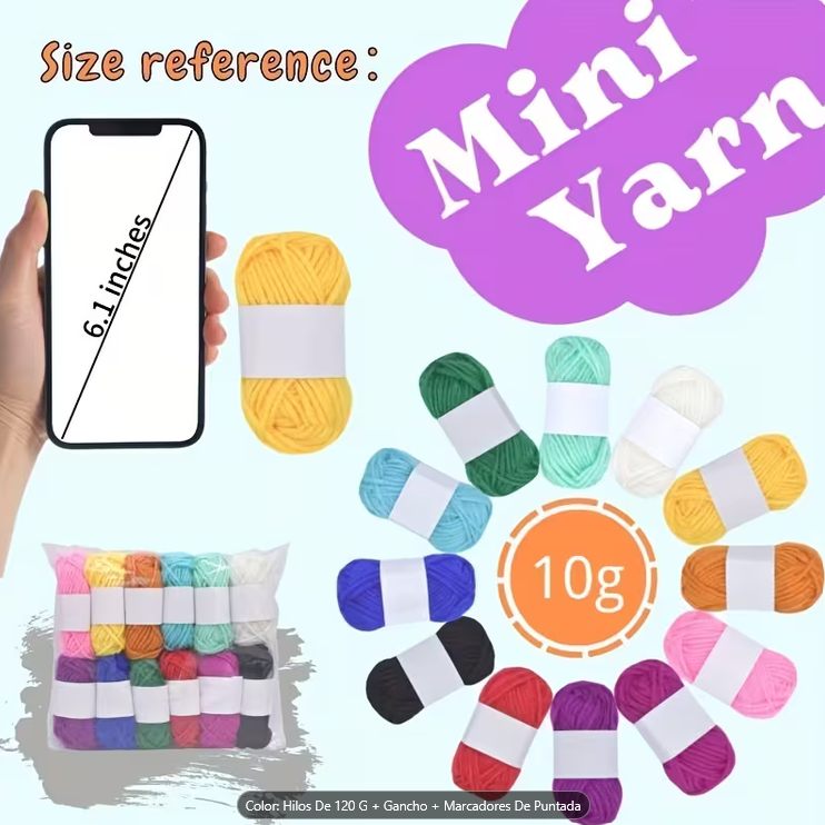 Kit Completo de Crochet para Principiantes y Adultos - Imagen 5